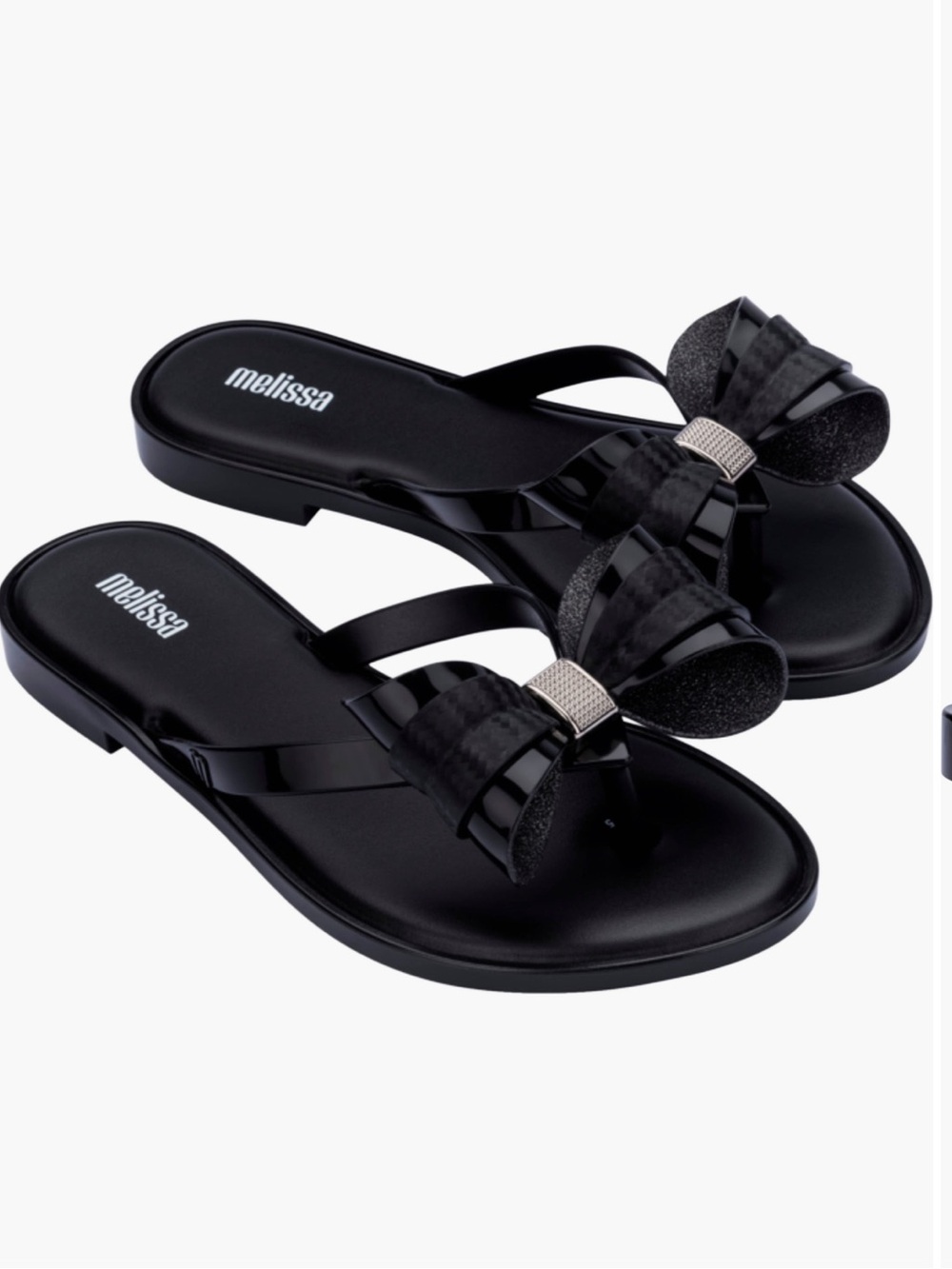 Melissa Slim V Ad Water Resistant
Black Flip Flops Size 9